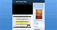 Desktop Screenshot of abledangerblog.com